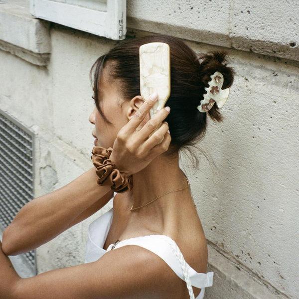 Emi Jay Works Well With Mini Boar Bristle Brush