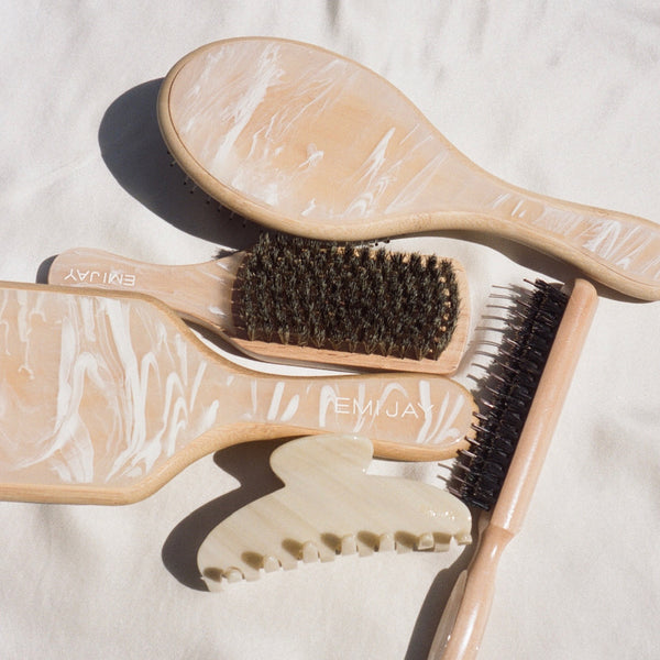 Emi Jay Works Well With Mini Boar Bristle Brush