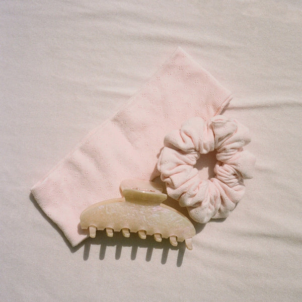 Emi Jay Works Well With Pointelle Scrunchie