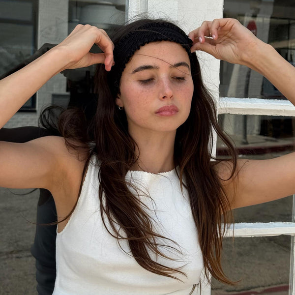 Emi Jay Works Well With Ruffle Headband