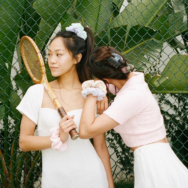 Emi Jay Works Well With Terry Cloth Scrunchie