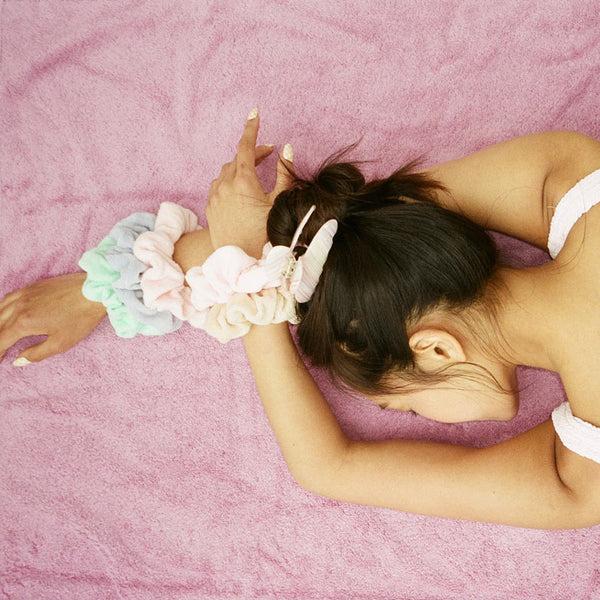 Emi Jay Works Well With Terry Cloth Scrunchie