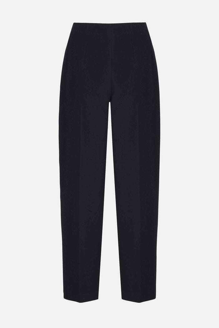 emilia wickstead Arabella Trousers In Black Double Crepe Trousers