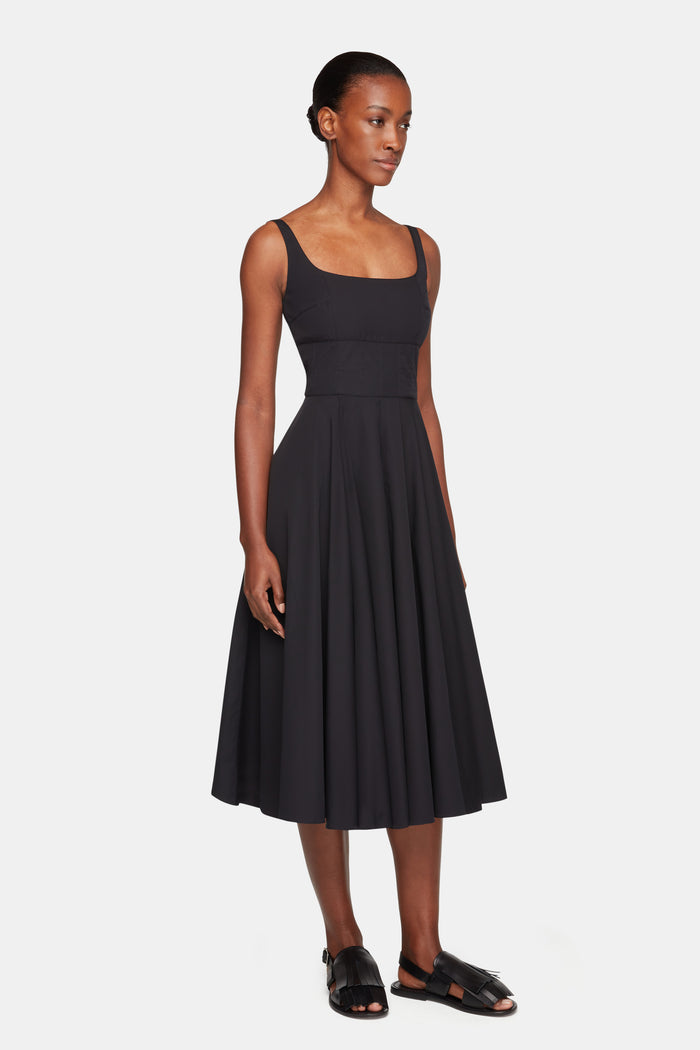 Emilia Wickstead Nikush Dress In Black Cotton