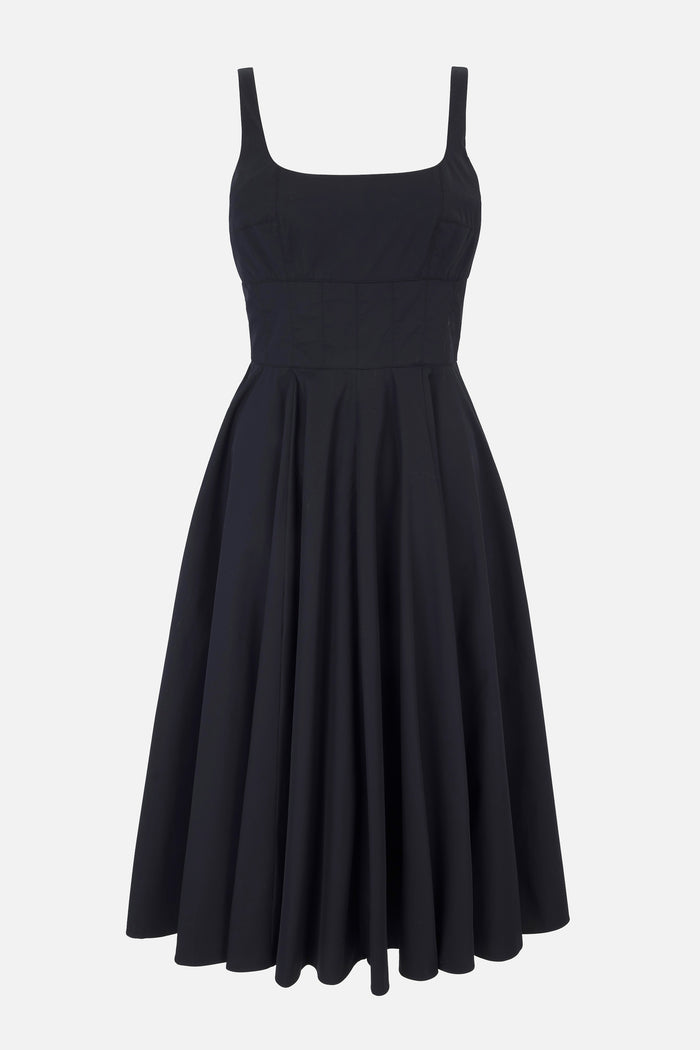 emilia wickstead Nikush Dress In Black Cotton