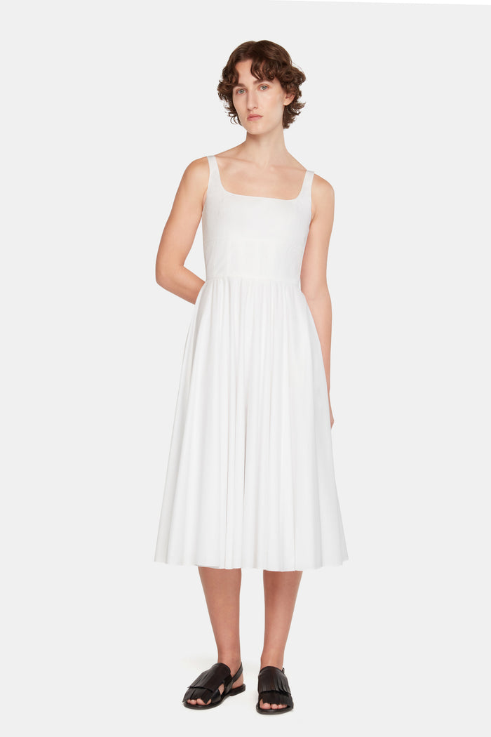 Emilia Wickstead Nikush Dress In White Cotton