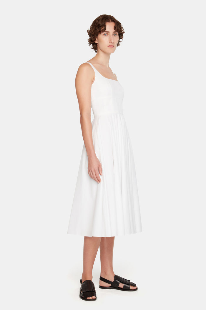 Emilia Wickstead Nikush Dress In White Cotton