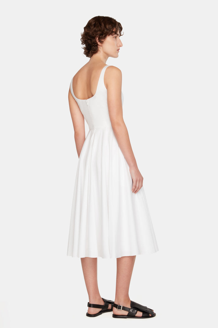 Emilia Wickstead Nikush Dress In White Cotton