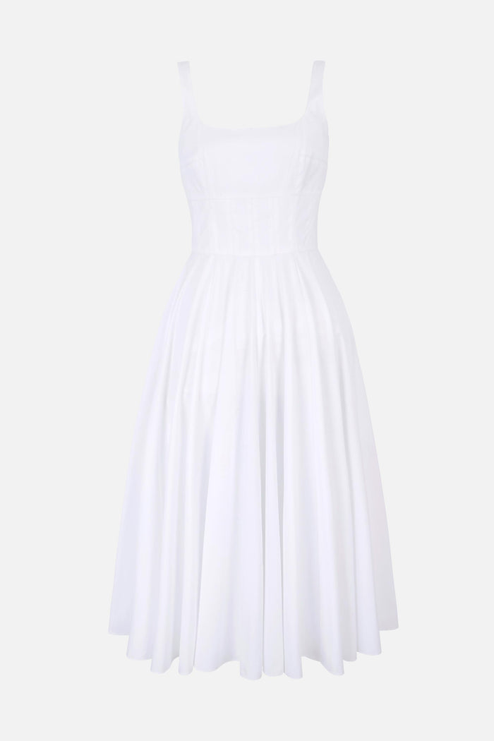 emilia wickstead Nikush Dress in White Cotton