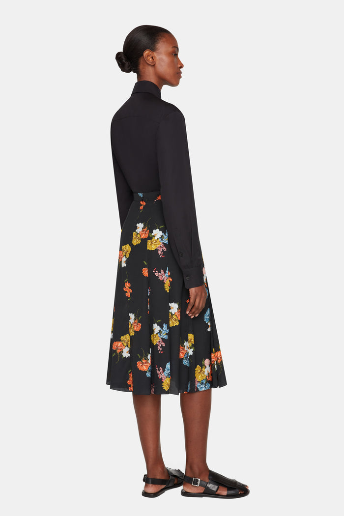 Emilia Wickstead Philomene Shirt In Black Cotton