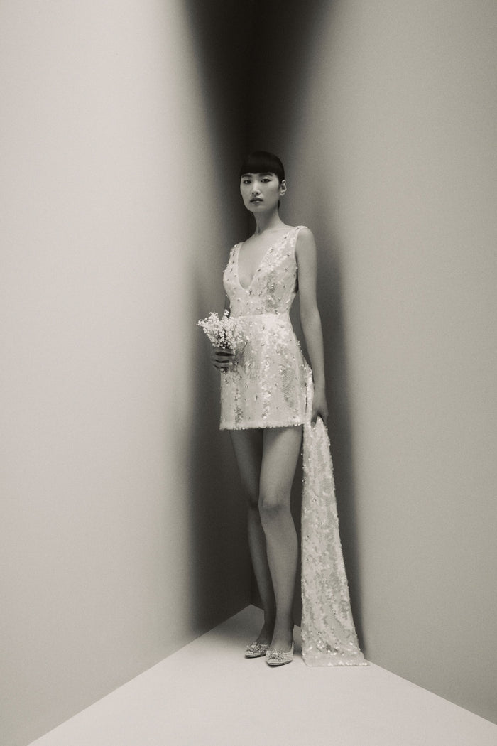 emilia wickstead Tinsley Embellished Bridal Dress