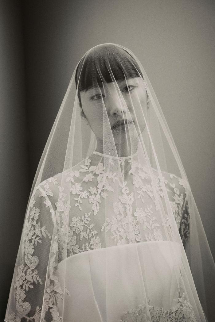 Emilia Wickstead Francesca Bridal Dress In Ivory Silk Mikado