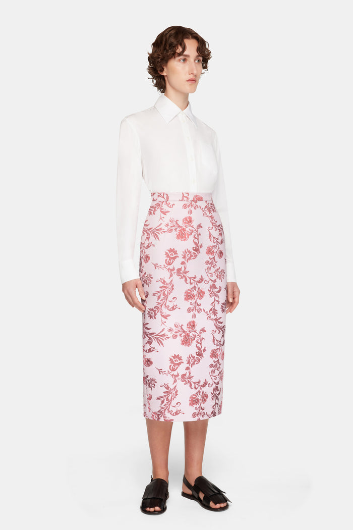 Emilia Wickstead Philomene Top In White Cotton Shirts U0026 Tops