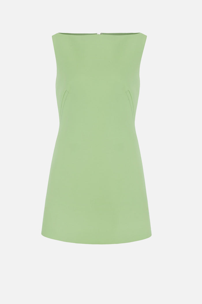 emilia wickstead Rifer Dress In Pistachio Green Charmelaine Cady emilia wickstead Rifer Dress In Pistachio Green Charmelaine Cady