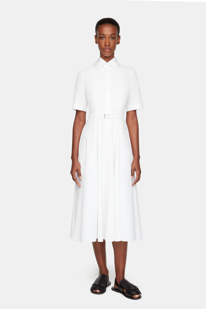 Emilia Wickstead Rubie Dress In White Cotton Dresses