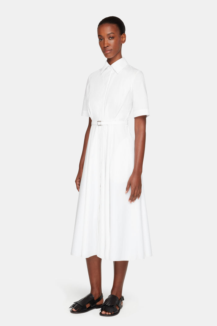 Emilia Wickstead Rubie Dress In White Cotton Dresses