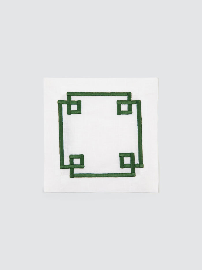 Emilia Wickstead Set Of 4 Signature Cocktail Napkins Homeware