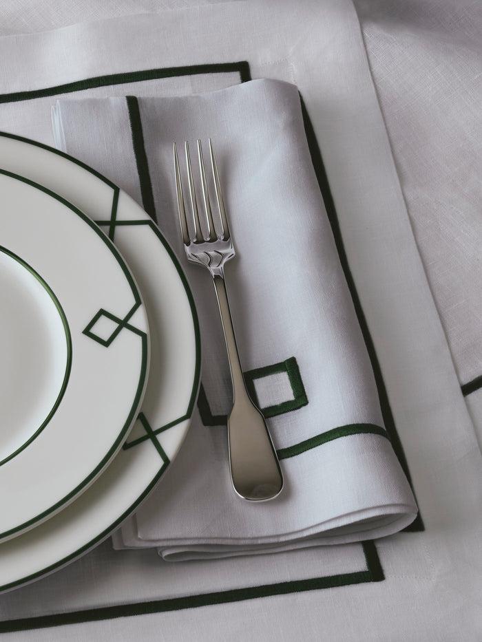 Emilia Wickstead Set Of 4 Signature Embroidered Napkins Homeware