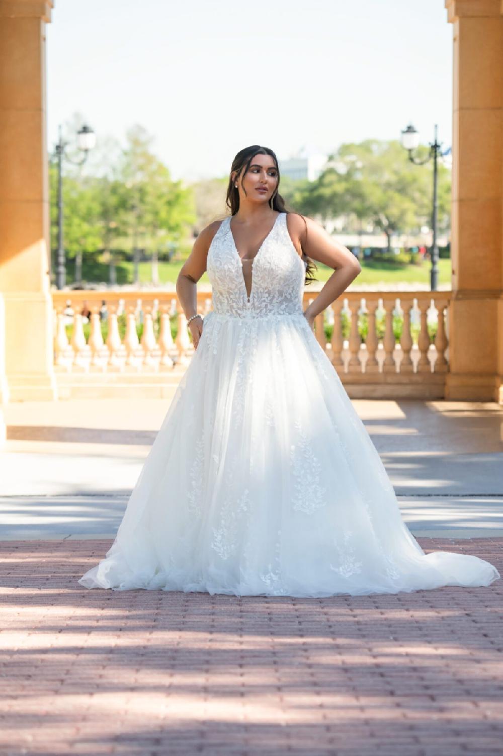 emily bridalwear Elvie Plus Size Wedding Dress Essense of Australia