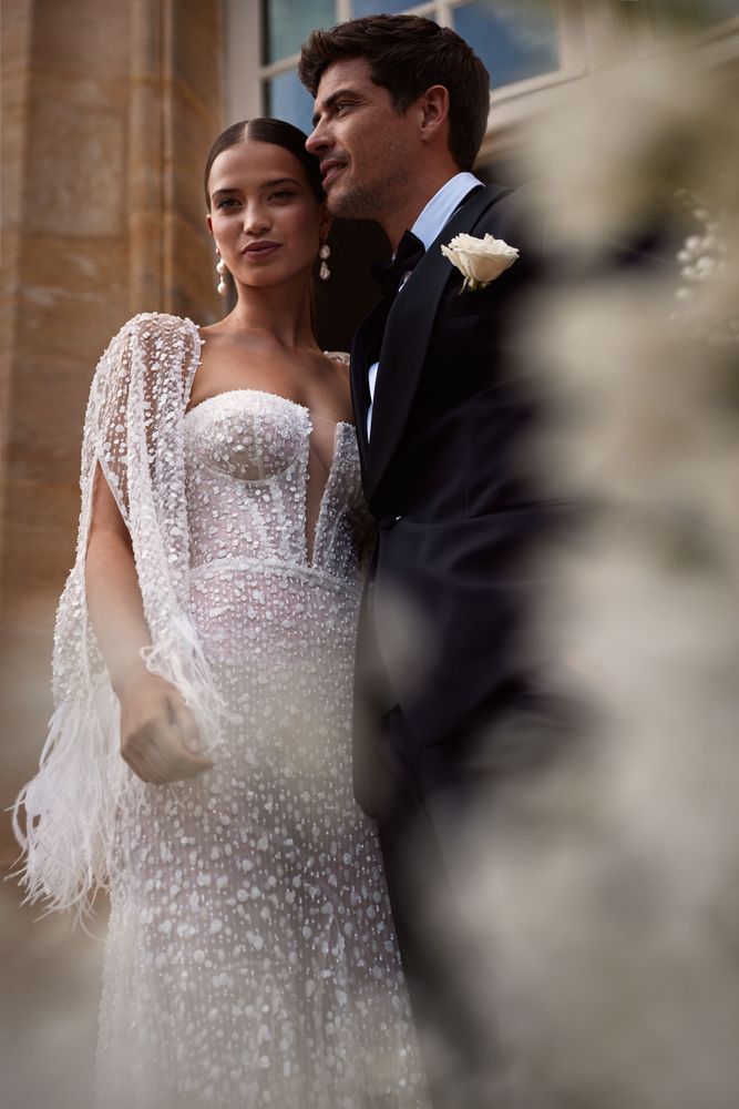 Emily Bridalwear Haleema With Cape - Emily Bridal