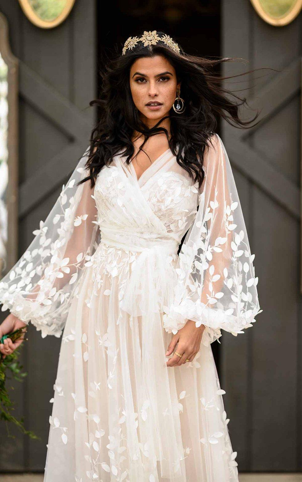 Emily Bridalwear Raine With Neve Jacket - Emily Bridal