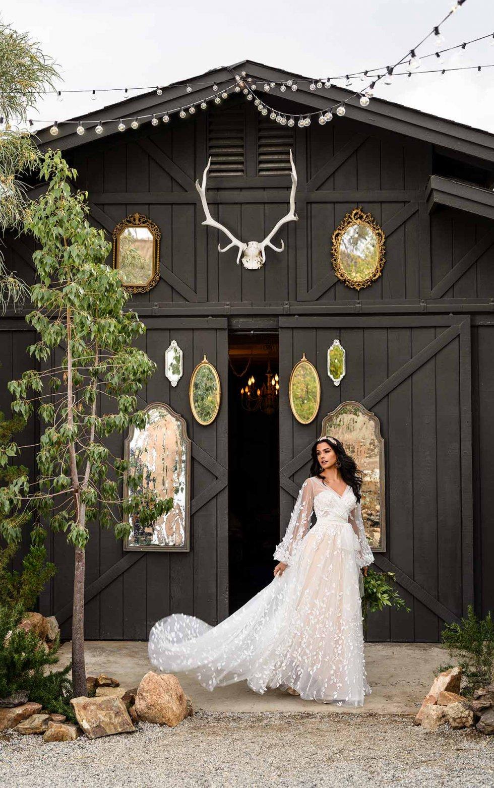 emily bridalwear Raine with Neve Jacket - Emily Bridal