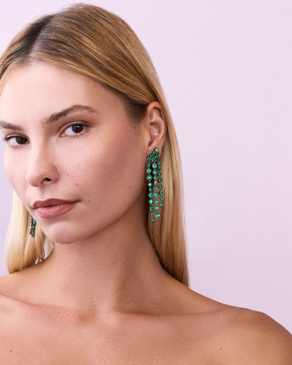 Emily P. Wheeler Emerald Fringe Earring (One-of-a-Kind) Earrings