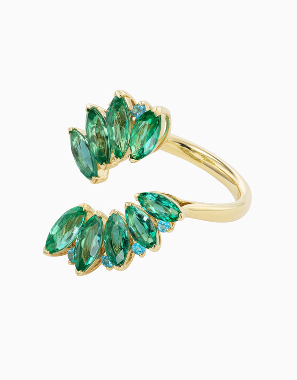Emily P. Wheeler Emerald Marquis Ring (One-of-a-Kind) Ring