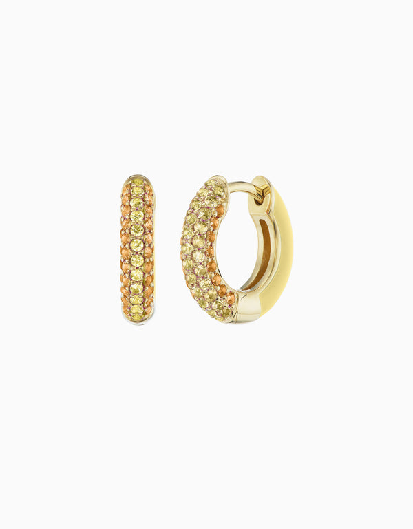 emily p. wheeler Baby Duo Hoop - Sunrise Earrings