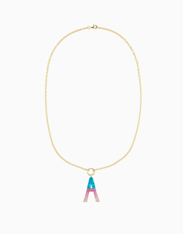 Emily P. Wheeler Bubble Letter Necklace