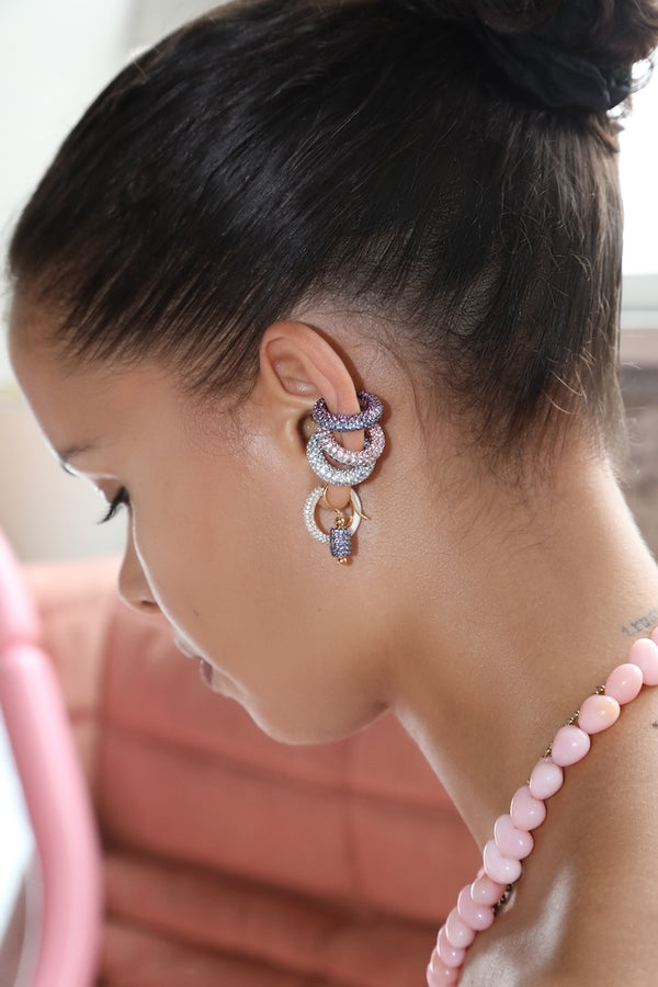 Emily P. Wheeler Duo Hoop - Diamond Earrings