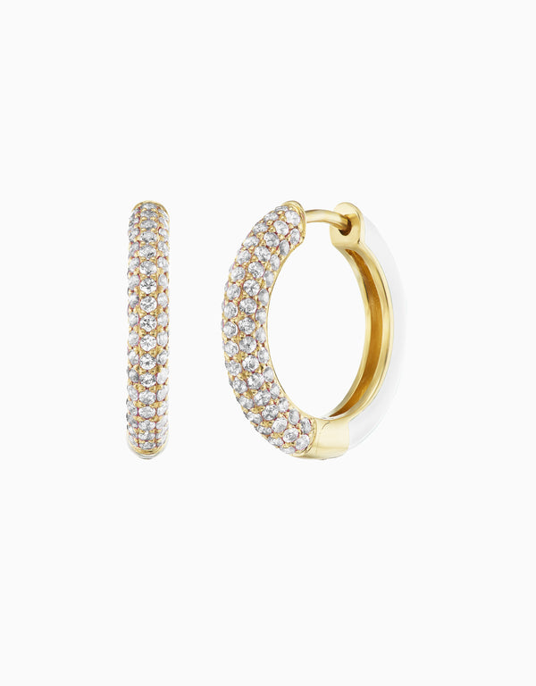 Emily P. Wheeler Duo Hoop - Diamond Earrings