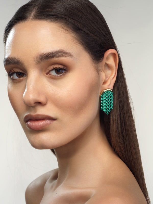 Emily P. Wheeler Emerald Fringe Earring Earrings