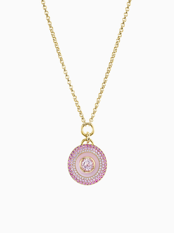 emily p. wheeler Fire Medallion Necklace