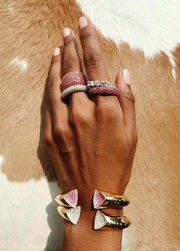 Emily P. Wheeler Geode Cuff Bracelets