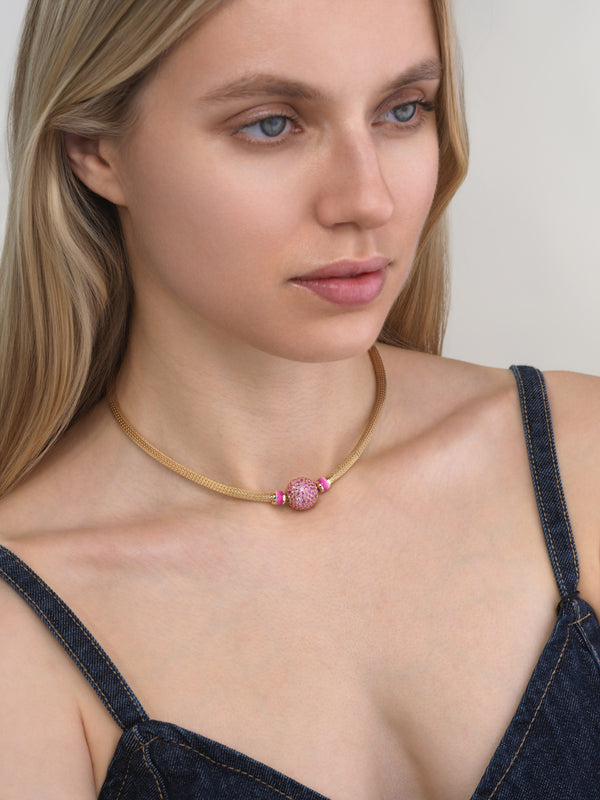 Emily P. Wheeler Gold Mesh Necklace Necklace