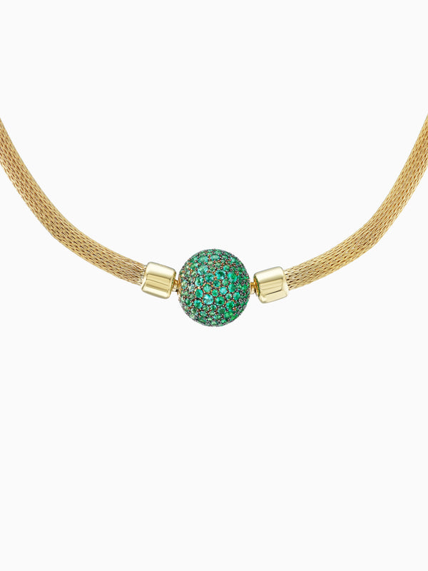 Emily P. Wheeler Gold Mesh Necklace Necklace