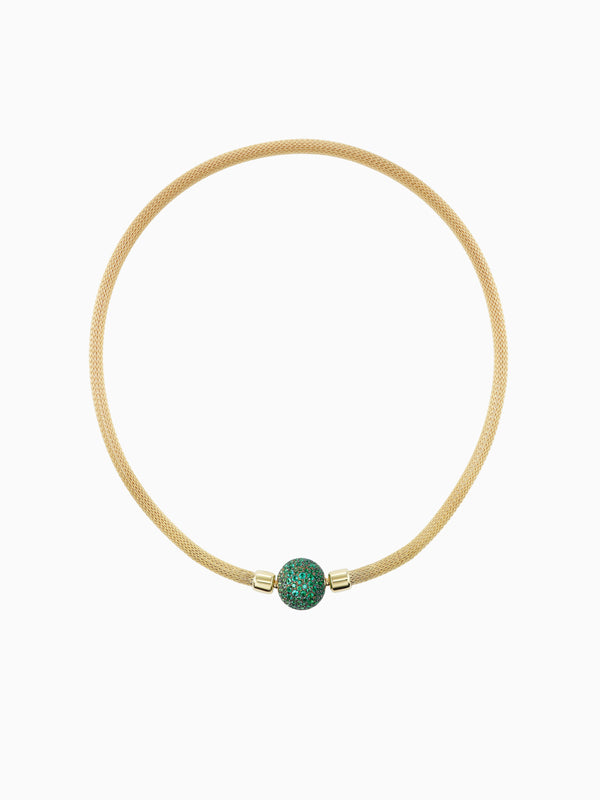 emily p. wheeler Gold Mesh Necklace Necklace