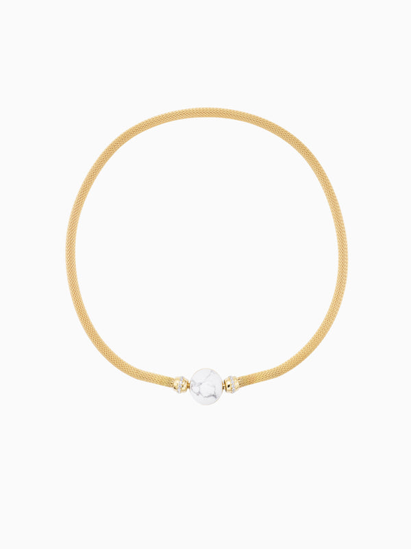 emily p. wheeler Gold Mesh Necklace Necklace