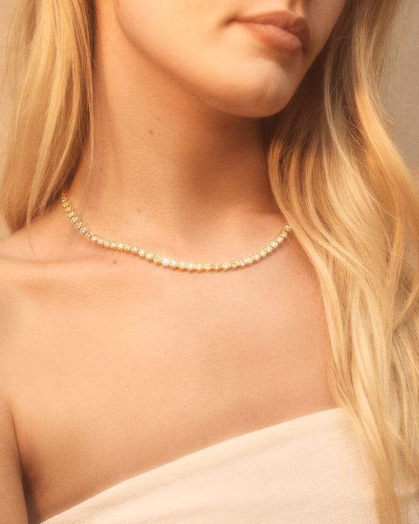 Emily P. Wheeler Hexagon Tennis Necklace Necklace