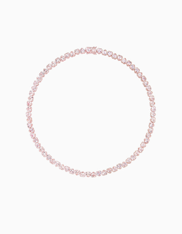 emily p. wheeler I Heart Pink Necklace Necklace