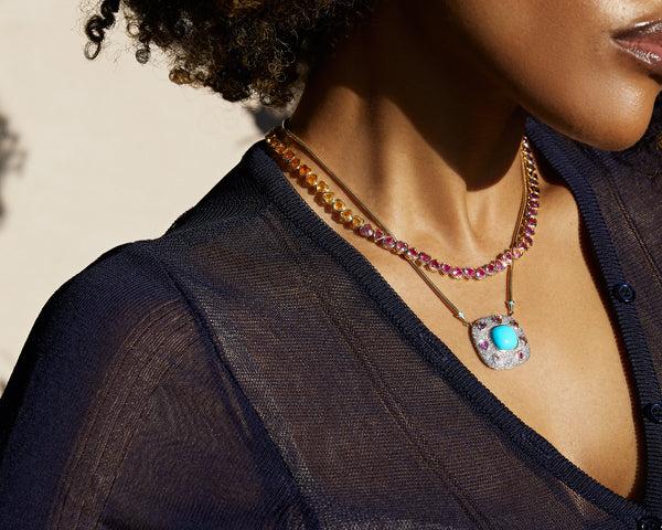 Emily P. Wheeler I Heart Rainbows Necklace Necklace