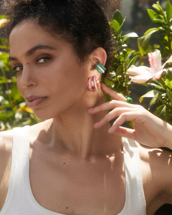 Emily P. Wheeler Jungle Ear Cuff Earrings