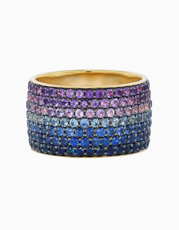 emily p. wheeler Midnight Ombre Cigar Ring Ring