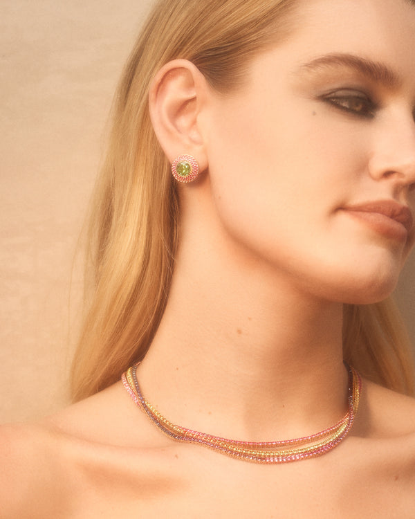 Emily P. Wheeler Ombre Button Stud Earrings