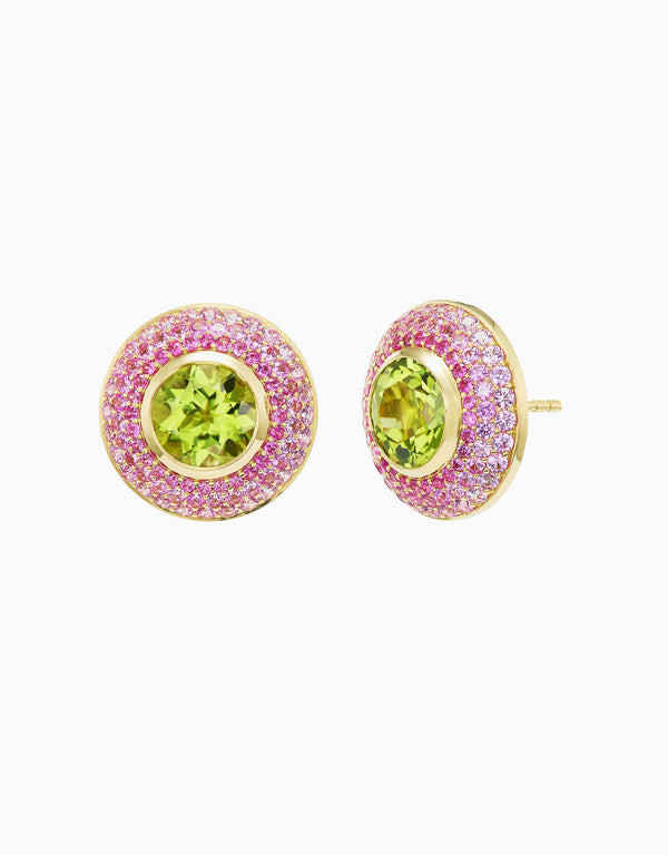 emily p. wheeler Ombre Button Stud Earrings