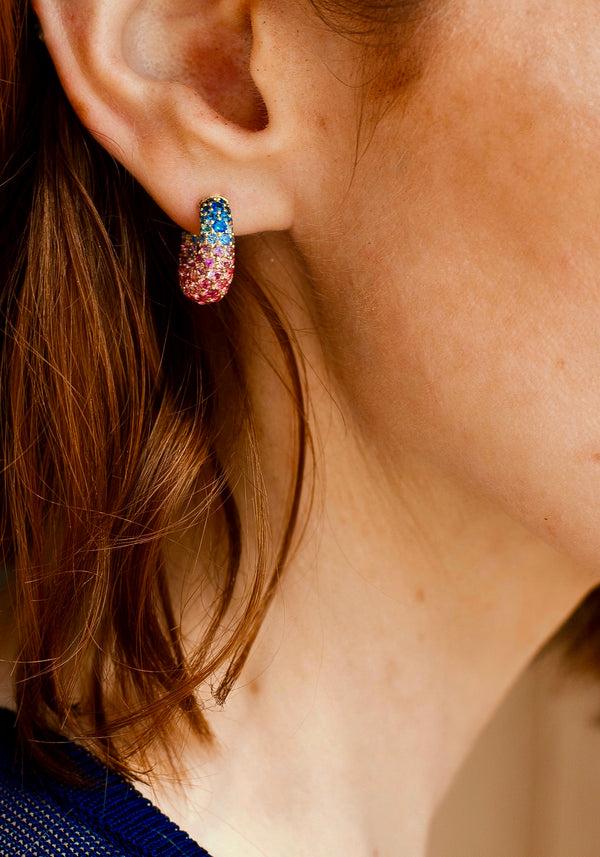 Emily P. Wheeler Ombre Huggie (EXCLUSIVE) Earrings