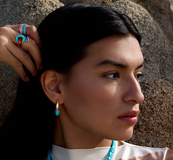 Emily P. Wheeler Ombre Oval Earring Earrings