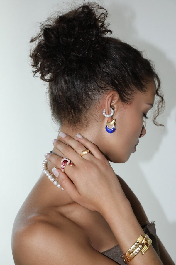 Emily P. Wheeler Ombre Oval Earring Earrings