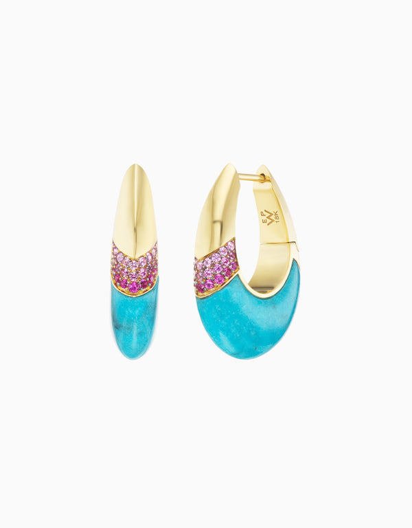 emily p. wheeler Ombre Oval Earring Earrings